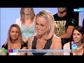 une robe un peu courte, et elodie gossuin a un petit probl�me ...