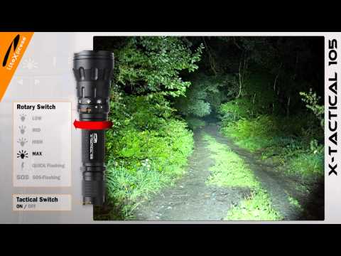 liteXpress LED-Taschenlampe X-TACTICAL 105