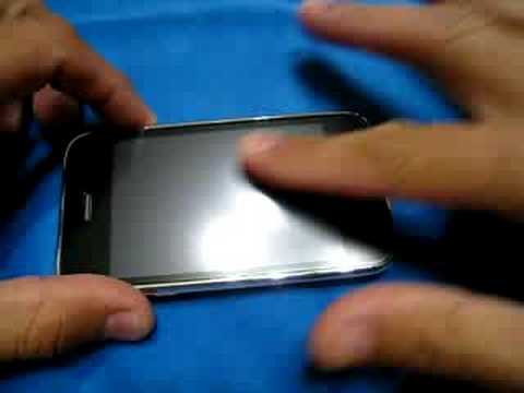 anitglare - Power Support Anit Glare Install iPhone 3G.