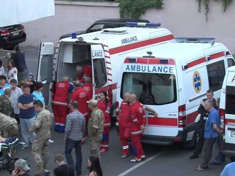 14 раненых военных отправились на лечение в Литву