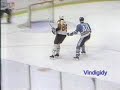 Irbe hit by Lindros 2/3/94