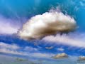 Sky and Clouds. Touch the Sky