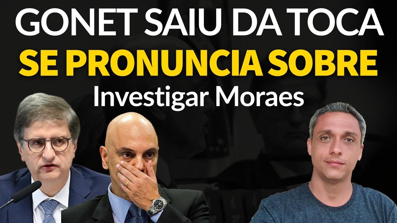 MILAGRE! Paulo Gonet sai da toca e se pronuncia sobre INVESTIGAR o Moraes.