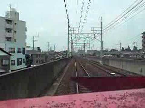 名鉄7000系パノラマカー展望映像 豊橋～岐阜　その１０