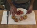 Hood River Pears and Apples at Celilo Restaurant