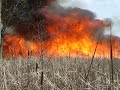 a 2nd clip of an out of control brush fire 