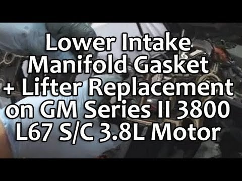 Lower Intake Manifold (LIM) Gasket / Lifter Replacement on GM 3800 L67 3.8L