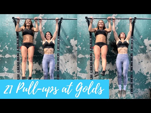 Women Do Max Pullups at Golds Gym, Venice