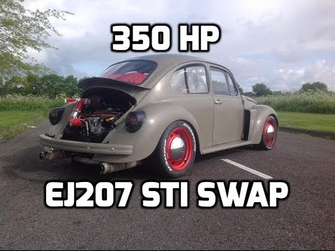 how to fit subaru engine in beetle