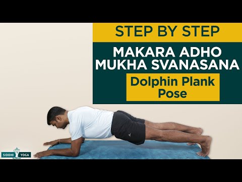 Makara Adho Mukha Svanasana (Dolphin Plank Pose)
