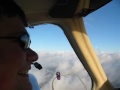 Air trip above France : hide and seek with clouds