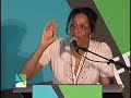 Playwright and Tony Award-winning performer Sarah Jones shares her big idea through the voices of two unique creations, including a young African girl.Hosted by the Aspen Institute, The 2008 Aspen Ideas Festival will engage its participants in a variety of programs, tutorials, seminars and discussion events which together are guaranteed to charge the atmosphere with vibrant intellectual exchange. Think of it as a week-long summer university for the mind -- remarkable lectures and classes across a stimulating array of topics.