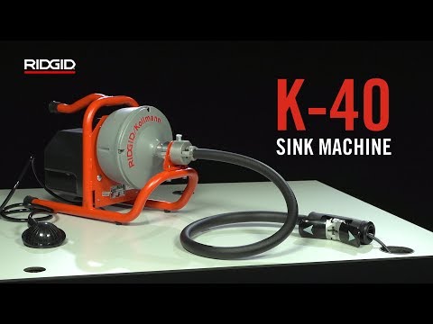 RIDGID K-40 Sink Machine