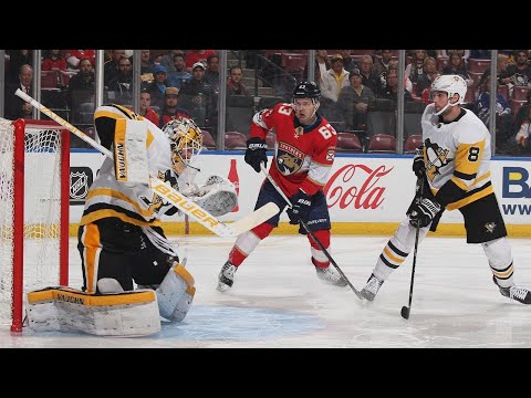Video: Dadonov records first career hat trick against Penguins