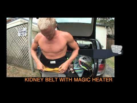 how to wear a mx kidney belt