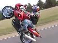 Mix of bike stunts stoppies crash video