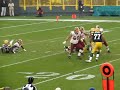 Kampman sacks Jason Cambell live! Lambeau Field