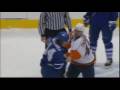 Nate Thompson vs Ryan Hollweg Dec 8, 2008