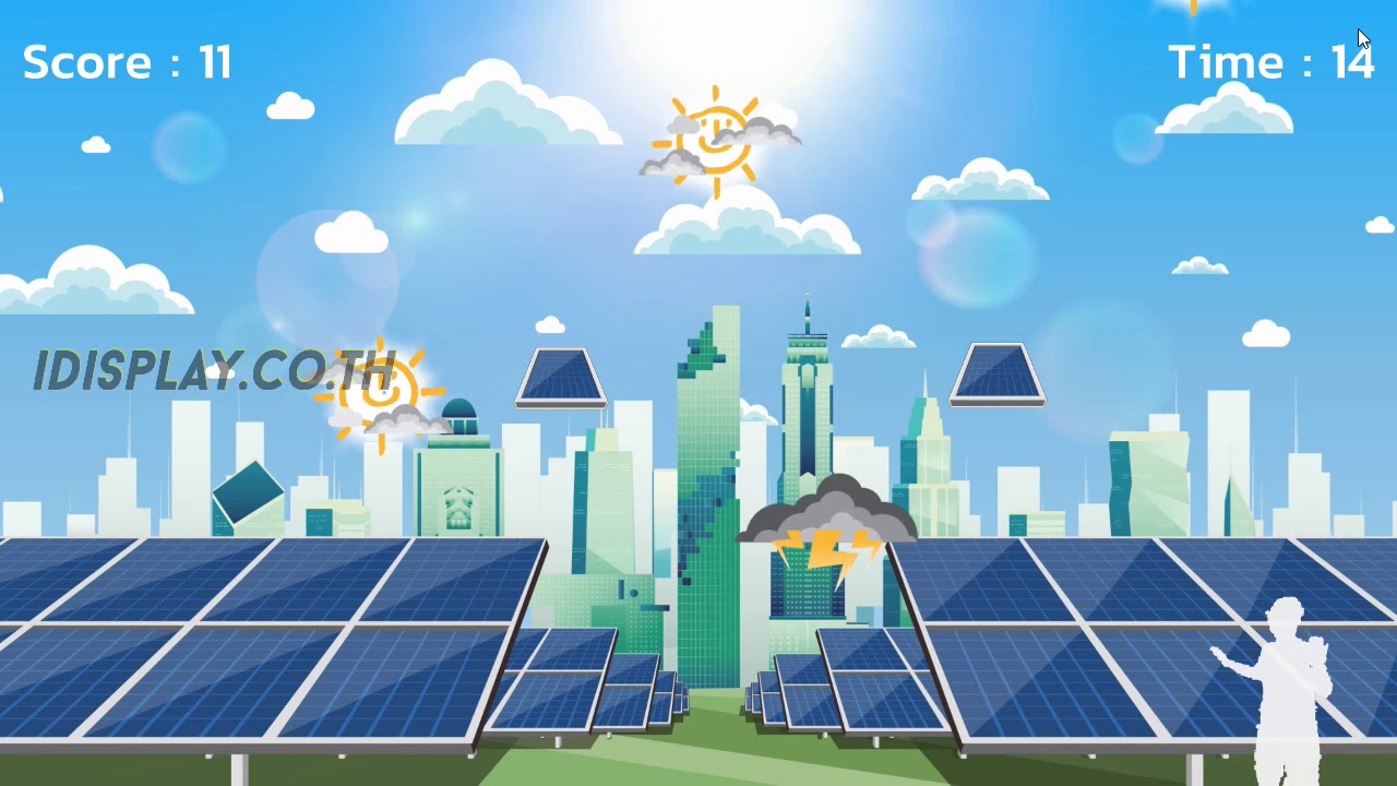 เกมเก็บโลโก้ (ธีมโซล่าร์เซล)