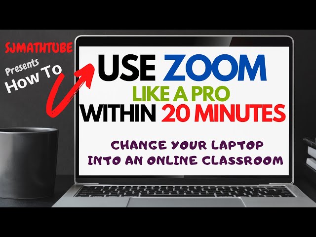 How To Use Zoom For Online Classes - SJMATHTUBE