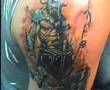 Frazetta tattoo from Vietta Tattoo, Hungary