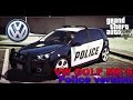 Volkswagen Golf Mk 6 Police version для GTA 5 видео 1