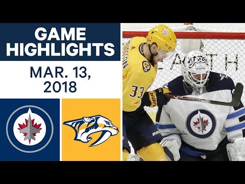 Video: NHL Game Highlights | Jets vs. Predators - Mar. 13, 2018
