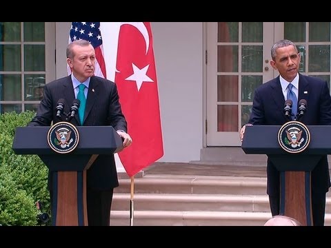 Erdogan; - President Obama and Prime Minister Erdogan of Turkey hold a press conference.