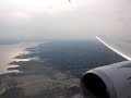 Landing at DFW on AA 767-300