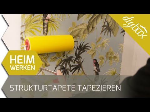 Strukturtapete tapezieren