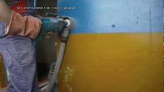 Бурение подразетников алмазной коронкой(без пыли)