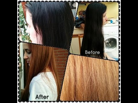 how to remove black hair dye