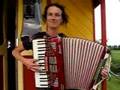 Accordeoniste woonwagen pipowagen