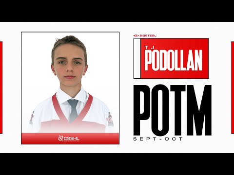 U15 Sept/Oct POTM: TJ Podollan, Coeur d'Alene Hockey Academy 