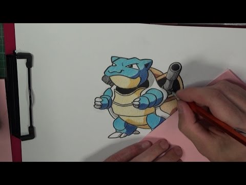 how to draw blastoise