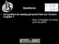 Bourse et Money Management - Webinaire de formation