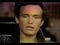 Adam Ant Inteview 1983 Adam Ant Inteview 1983