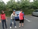il fallait bien une petite danse pour supporter les fran�ais lors du mondial 2008 de twirling b�ton