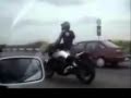 Russian Biker Drives like a Madman