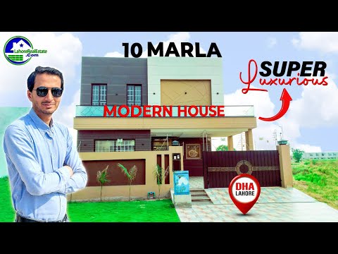 10 Marla Modern House Tour: Elegant Design in DHA Lahore (2024)