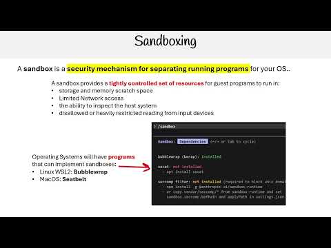 Claude Code Essentials - Sandboxing