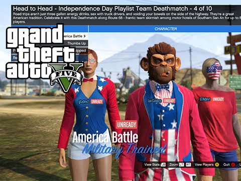 GTA Online Independence Day Event Stream - America vs Great Britain The Rematch