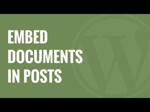 how to embed pdf in wordpress