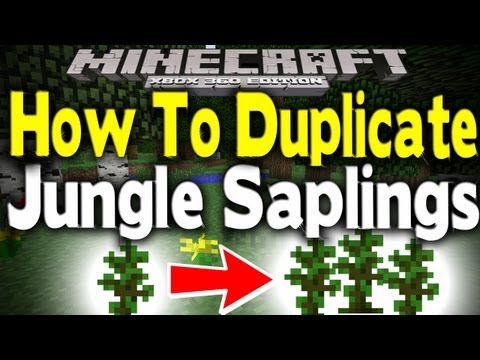 how to get more jungle saplings