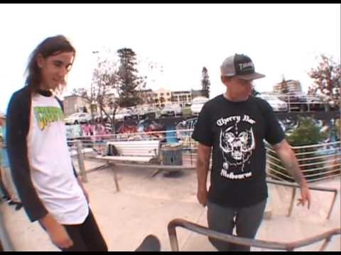 ryan reyes - Ryan Reyes shreds the paradise that is the Bondi Beach skatepark for a $35 and a Six Pack from Independent Trucks.