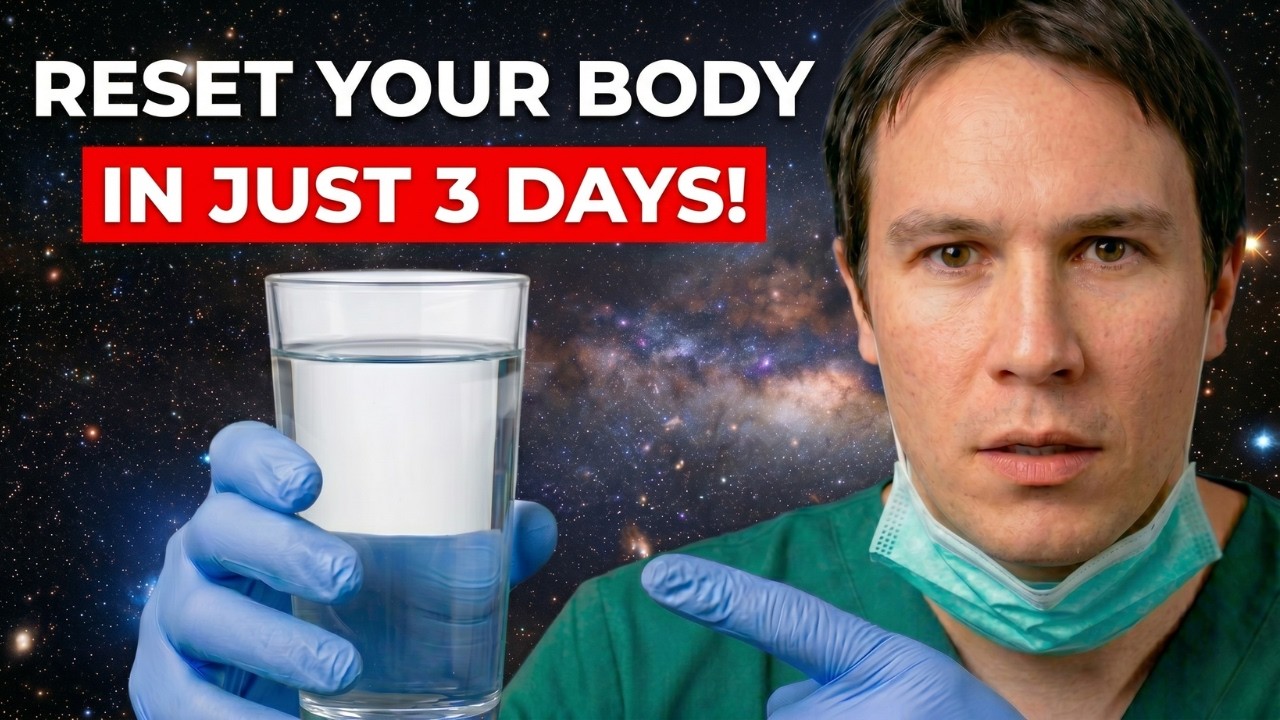 What Happens If You ONLY Drink WATER For 72 Hours? (Fasting Science)