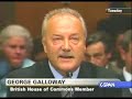 George Galloway at the US Senate George Galloway at the US Senate