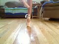 Me on Pointe for the 1st time!!!!