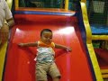 Keshav goes sliding down
