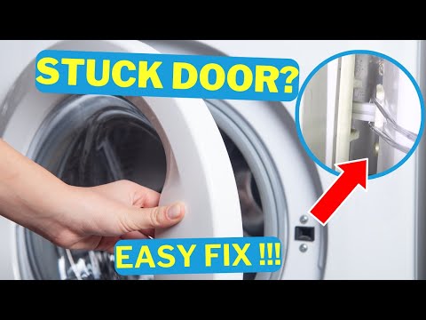 how to open lg washing machine door